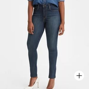 Levis 721 high rise skinny jeans
